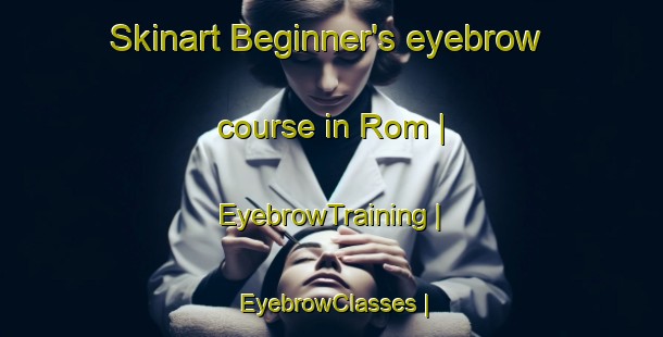 Skinart Beginner's eyebrow course in Rom | EyebrowTraining | EyebrowClasses | SkinartTraining-France
